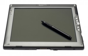 The Motion Computing LE1700, a tablet computer from 2007.